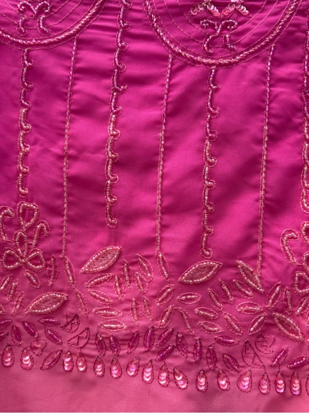 NWT! Free People Pink Embroidered Sequin Tie-Waist Mini Skort - Picture 6 of 12